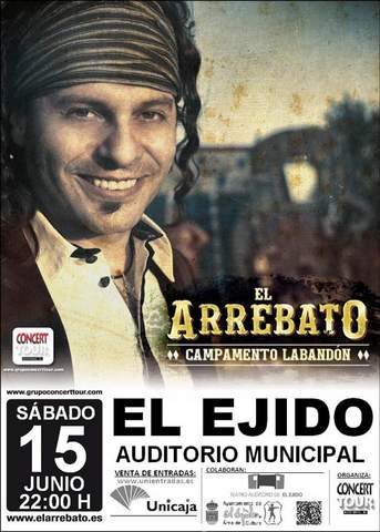 ltimas entradas para el concierto de El Arrebato el prximo sbado en el Teatro Auditorio de El Ejido