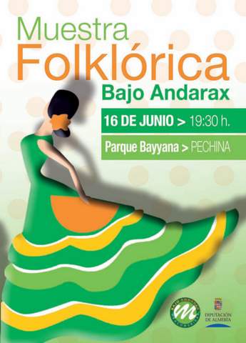 Pechina acoge este domingo la muestra Folklrica del Bajo Andarax