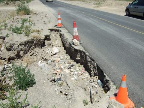 El Ayuntamiento insta a la Junta a que finalice la reparacin de la carretera Hurcal-Overa Pulp