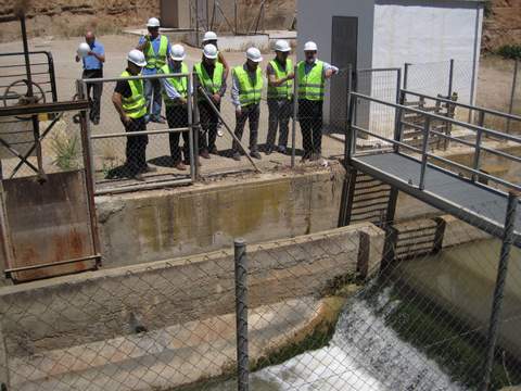 La Junta construye una arqueta que recoger el agua de los trasvases Tajo-Segura y Negratn-Almanzora