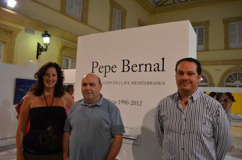 Diputacin inaugura La abstraccin en Clave Mediterrnea de Pepe Bernal 