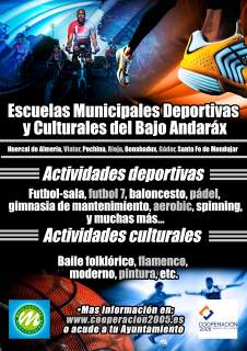 Abierta la preinscripcin para las Escuelas Municipales en Hurcal de Almera