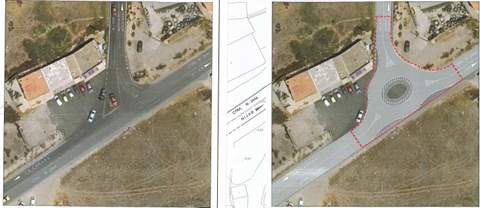 Aprobado el proyecto de construccin de una glorieta en el nudo que comunica la autova del Aeropuerto y La Caada