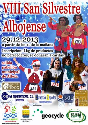 Albox celebra el próximo 29 de diciembre la VIII edición de la Carrera Popular San Silvestre