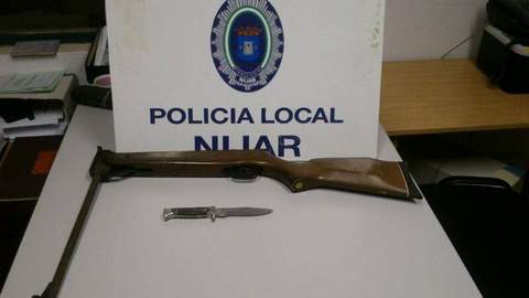 Noticia de Almería 24h: La Policía Local detiene 'in fraganti' a un individuo armado que estaba robando en un cortijo