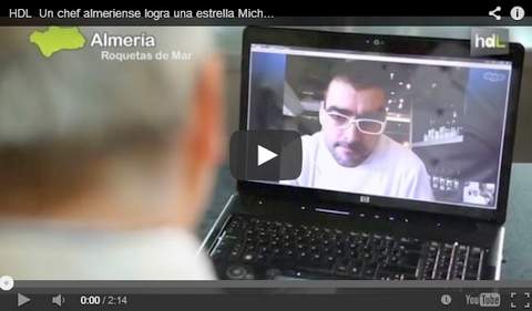 Noticia de Almería 24h: Un chef almeriense logra una estrella Michelín dirigiendo la cocina desde China a través de Skype