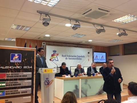 Sern presenta Baja Andaluca-Baja frica en el consejo Superior de Deportes de Madrid y en FITUR