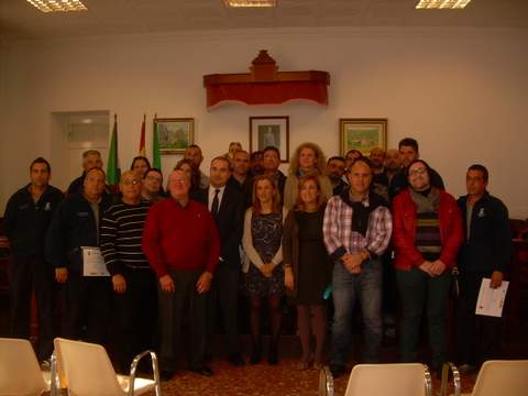 Clausura del Taller de Empleo de operario y tratamiento de agua Aquabayyana