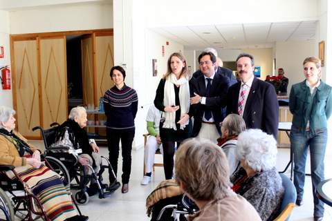 Alcalde y delegado de Salud visitan la Residencia Geritrica Ciudad de El Ejido, el Centro de Estancias Diurnas y la Unidad de Alzheimer