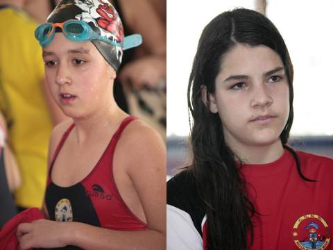 5 nadadoras del C.N. y Waterpolo Roquetas en el XXIX Campeonato de Andaluca  de natacin Infantil-Junior de invierno