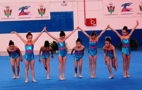 226 gimnastas han participado en el Encuentro Educativo de Promocin de GIMNASIA RTMICA