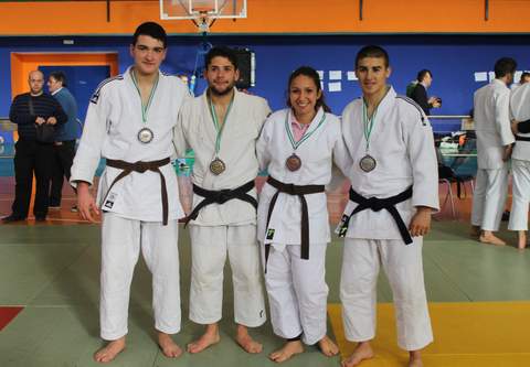 Los yudocas almerienses logran 4 medallas en el Campeonato de Andaluca sub-21