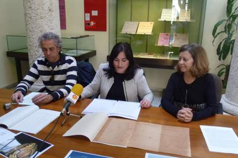 La delegada de Educacin presenta el 'Documento del Mes' en el Archivo Histrico Provincial