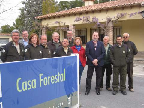 El delegado de Medio Ambiente visita la Casa Forestal de Tíjola