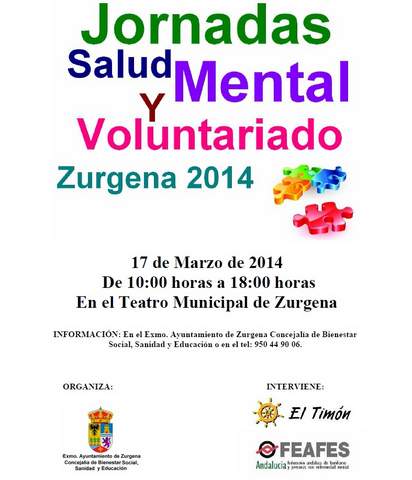 Noticia de Almera 24h: Zurgena ser el lunes la capital provincial de la Salud Mental y el Voluntariado