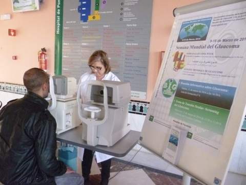 Noticia de Almera 24h: El Hospital de Poniente ofrece consejos e informacin a sus usuarios con motivo de la Semana Mundial del Glaucoma