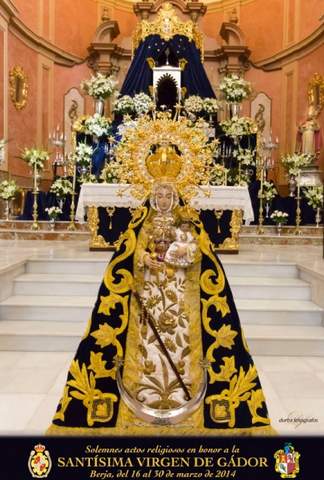 Solemnes actos en honor de la Santsima Virgen de Gdor en Berja