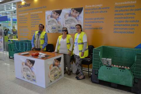 Dos das para donar alimentos no perecederos en los centros Carrefour