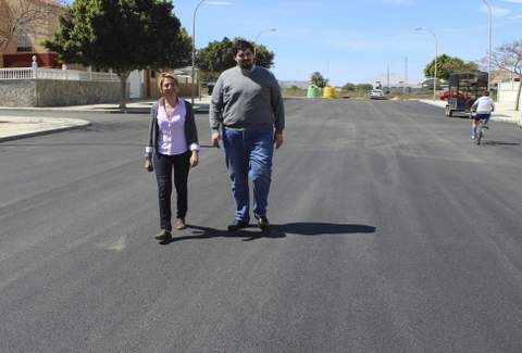 Concluye el asfaltado de La Rocalla dentro de las obras previstas en 100 calles del trmino municipal