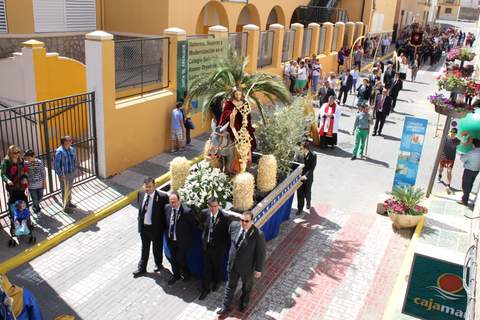 La Borriquita abre los desfiles procesionales de la Semana Santa gadorense
