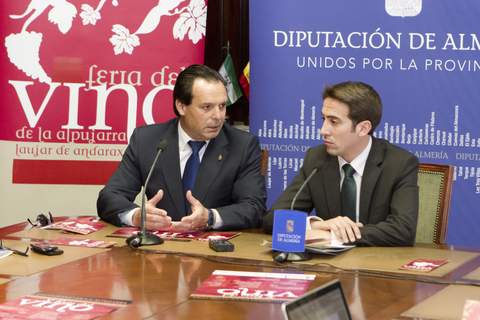 Diputación colabora con Laujar para impulsar el sector en la ‘X Feria del Vino de la Alpujarra’