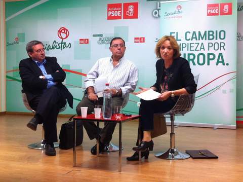 Noticia de Almera 24h: La Eurocandidata Mari Carmen Ortiz  se rene con el PSOE de la capital para presentar el programa