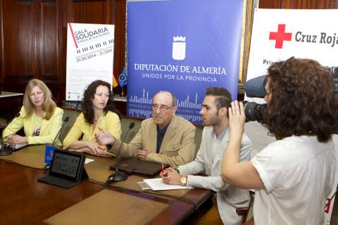 Diputacin acoge la presentacin de la Gala 'Ahora + que nunca' de Cruz Roja Roquetas