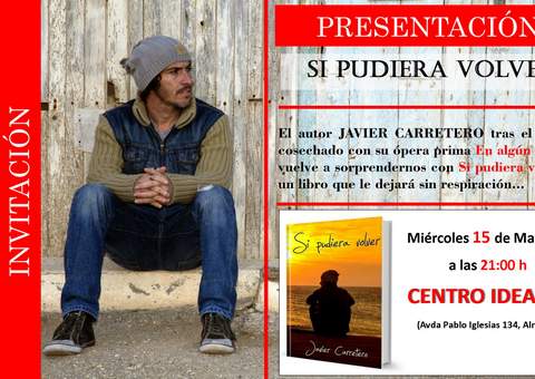 Noticia de Almera 24h: Presentacin del libro del almeriense Javier Carretero