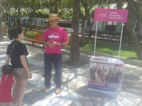 UPyD sale a la calle para informar a los ciudadanos de las propuestas que llevar a Europa