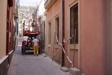 El Ayuntamiento inicia las obras de remodelacin de la calle Descanso, en el Centro Histrico
