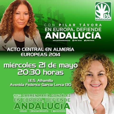 Noticia de Almería 24h: Pilar Távora visitará el miércoles Almería
