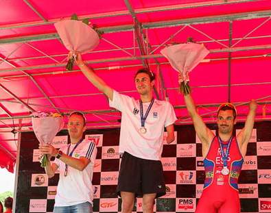 Jairo Ruiz sube al podio en la Prueba de las Series Mundiales de Paratriatln celebrada en Besanon