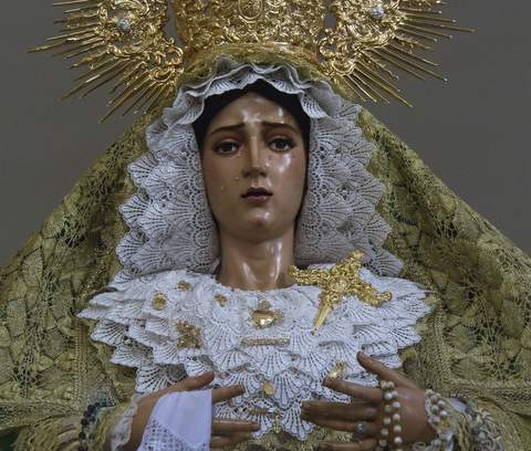 Noticia de Almera 24h: El Paso Morado celebra el XXV Aniversario de la Bendicin de la Virgen Nuestra Seora de la Esperanza