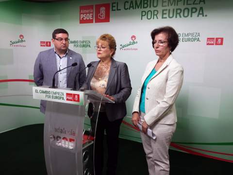 El PSOE advierte de que hay 9.000 dependientes en Almería que no reciben ninguna ayuda por decisión de Rajoy