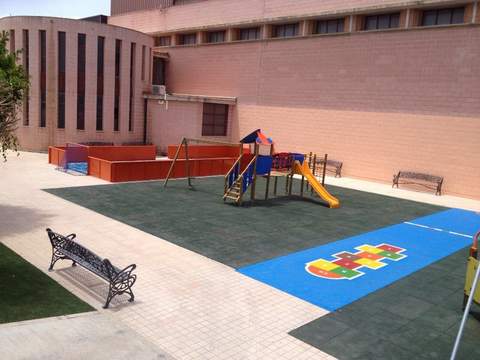 Noticia de Almera 24h: Inauguracin de un nuevo Parque Infantil en el Pabelln Municipal de Deportes