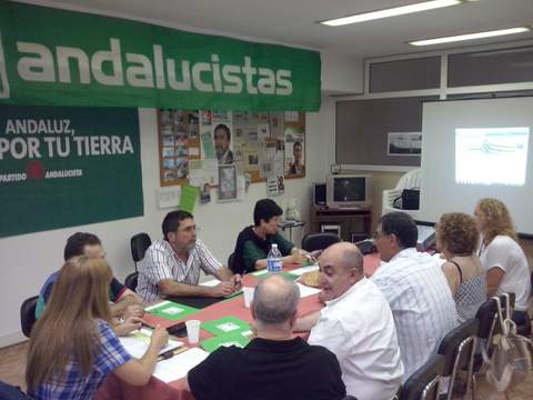 Los andalucistas se reunieron en Almera en la delegada del Comit Provincial