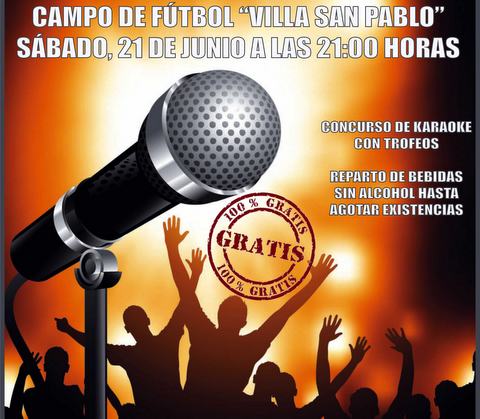 Karaoke 2014 para celebrar el fin de curso en Hurcal de Almera