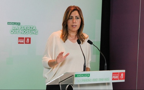Susana Díaz en Almería: Flexibilicemos el déficit porque es la única manera de crear empleo y a más velocidad