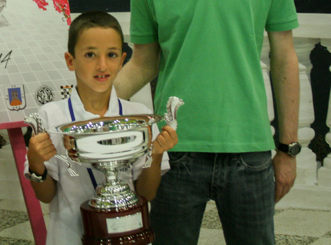 El Almeriense Ciro Revaliente Campeon de Espaa de Ajedrez Prebenjamin