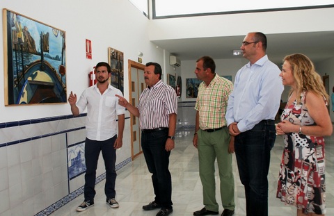 Inaugurada la exposición “Mediterráneo”  del pintor Pedro Juan Rabal en San Juan de los Terreros