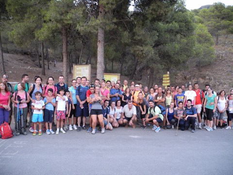 Noticia de Almería 24h: Diputación reúne a 70 senderistas en Berja