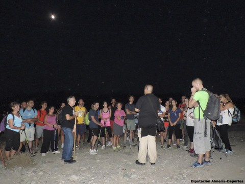 Diputacin celebra una nueva ruta de los senderos de luna llena en Los Gallardos