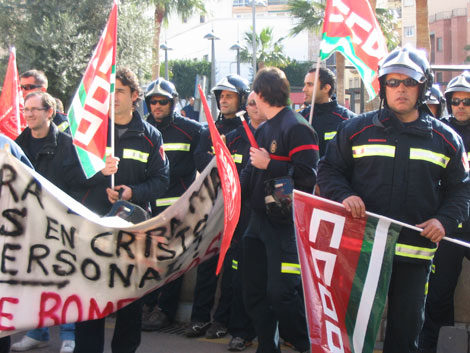 Falta de compromiso del ayuntamiento de Almera con el Cuerpo de Bomberos