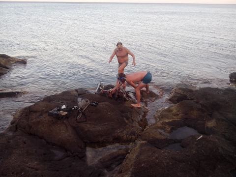 Agentes de Medio Ambiente de la Junta decomisan 35 kilos de especies marinas capturadas por furtivos en el Parque Natural Cabo de Gata-Njar