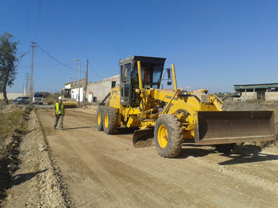 La Junta inicia las obras de mejora de cinco caminos rurales en Njar, con una inversin de 121.000 euros
