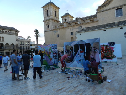 El Ayuntamiento celebra el III Concurso de Graffiti, GrafHO el domingo en la Plaza de la Constitucin