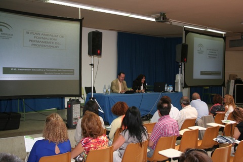 Noticia de Almera 24h: El director general de Formacin del Profesorado presenta el Plan Andaluz de Formacin en el IES Al ndalus