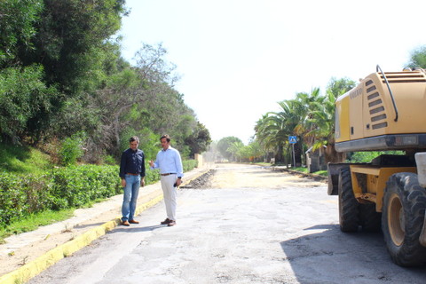 Mejora de infraestructuras viarias en calle Alcor en Almerimar
