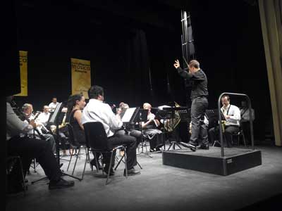 Puesta de largo para el primer concierto de temporada de la Banda Municipal