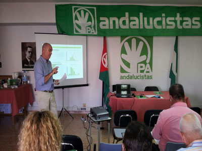 Los andalucistas trabajan ya  con vistas ya a las elecciones municipales del 25 de mayo